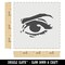 Woman's Right Eye with Eyebrow Mascara and Eye Shadow Wall Cookie DIY Craft Reusable Stencil